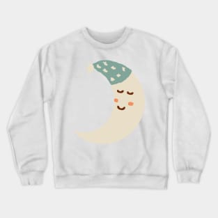 The Cute Moon Crewneck Sweatshirt